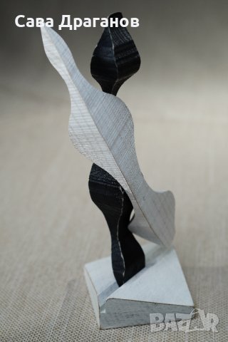 Малка пластика от дърво "Прегръдка", снимка 6 - Статуетки - 40359862