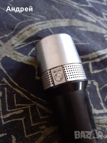 Стар микрофон PHILIPS #2, снимка 3 - Антикварни и старинни предмети - 30048200