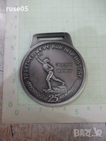 Медал "25.Alberto BERLIN-MARATHON 20.9.1998", снимка 2 - Други ценни предмети - 38256621