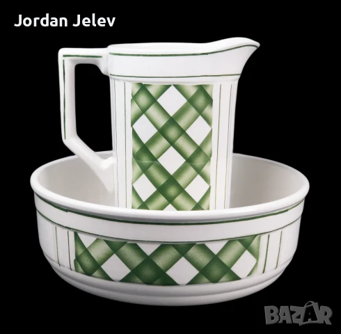 Винтидж комплект за миене – Белгия, Genval.