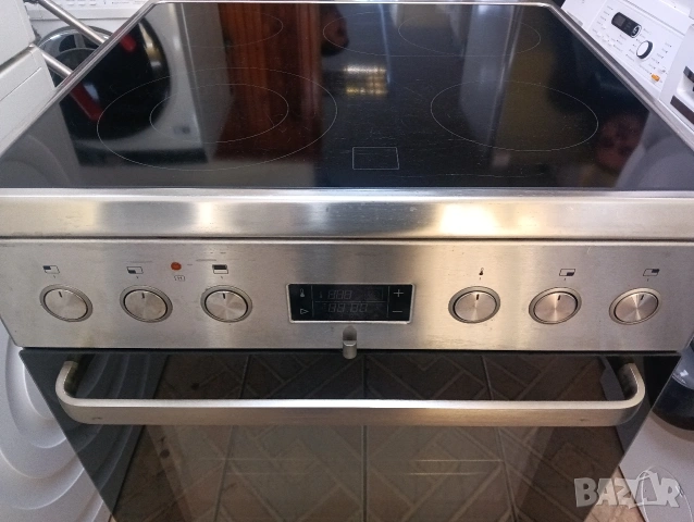 Иноксова свободно стояща печка с керамичен плот Asko с две години гаранция!, снимка 6 - Печки, фурни - 53080785