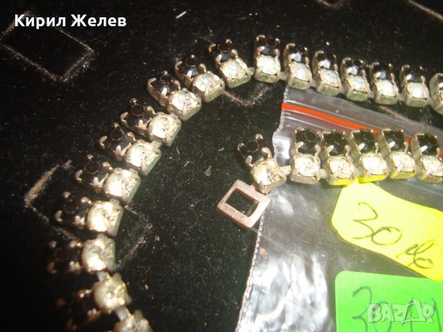 КРАСИВО РЕТРО КОЛИЕ с МНОГО КРИСТАЛИ и КАМЪНИ 72801, снимка 6 - Колиета, медальони, синджири - 30635942