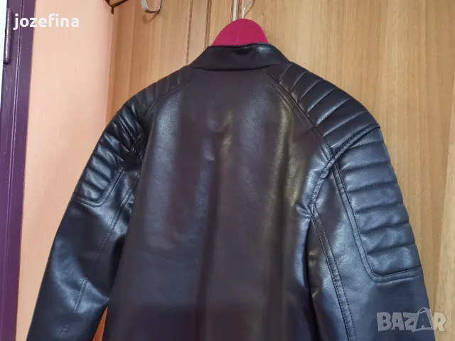 Мъжко кожено яке XSIDE- ново, снимка 4 - Якета - 49326092