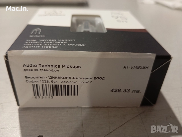 Доза Audio-Technica АТ-VM95SH НОВА!, снимка 4 - Грамофони - 52774463
