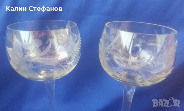 Нови кристални гравирани сватбени чаши, снимка 3 - Други - 30471838