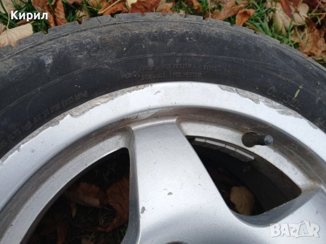 Продавам комплект алуминиеви джанти с летни гуми, снимка 4 - Гуми и джанти - 52349839