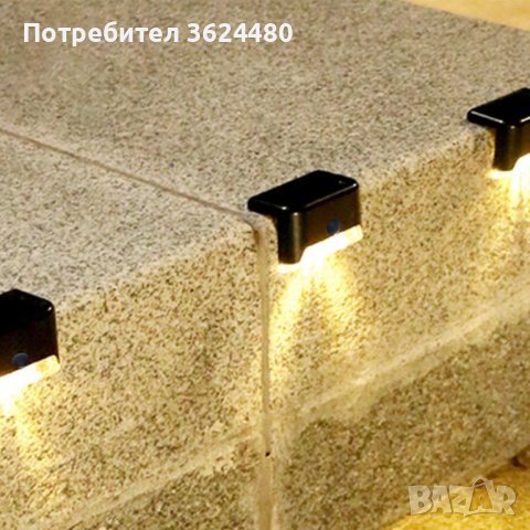 LED соларна лампа за стълби, снимка 12 - Други стоки за дома - 40818697