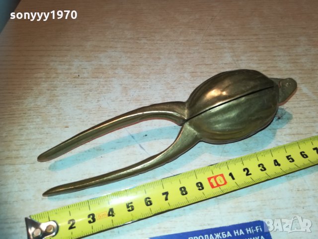 месингова антика-орехотрошачка 2912201525, снимка 3 - Колекции - 31251270