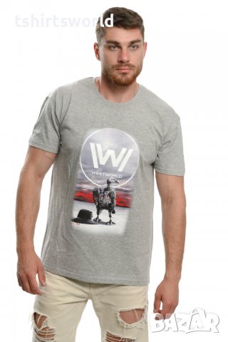 Нова мъжка тениска с дигитален печат на сериала Westworld (Западен свят), снимка 3 - Тениски - 37670057