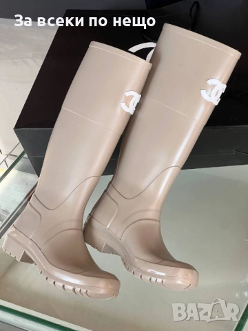 Chanel Дамски Зимни Ботуши Шанел - Налични Различни Цветове Код E1068, снимка 11 - Дамски ботуши - 52316037