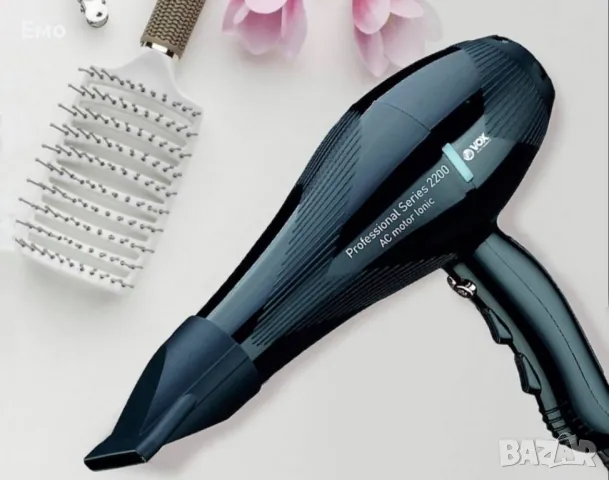 Сешоар, 2200W, AC pro, Йонизация, концентратор и дифузер, снимка 3 - Сешоари - 48207224