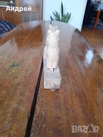 Стара дървена играчка #5, снимка 2 - Антикварни и старинни предмети - 39057788