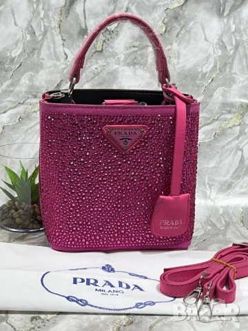 чанти с камъни prada , снимка 8 - Чанти - 50745496