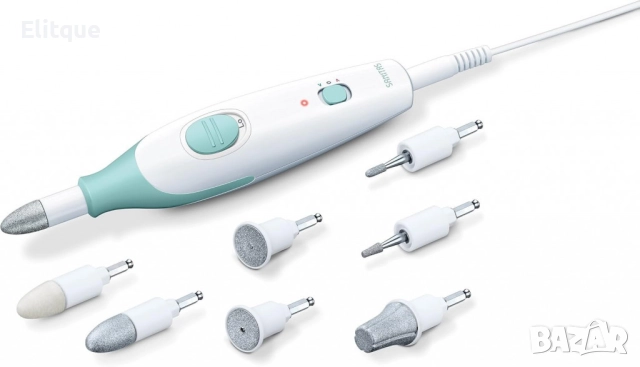 Комплект за маникюр и педикюр Sanitas SMA 36, снимка 4 - Електрически пили за пети - 52690718