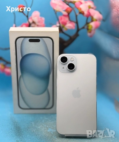 Apple iPhone 15, 128GB, 5G, Blue , снимка 3 - Apple iPhone - 53993858