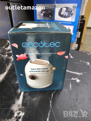 PureAroma 550 Cordless Aroma дифузьор овлажнител , снимка 7 - Овлажнители и пречистватели за въздух - 53180014