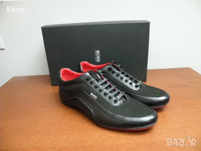 мъжки НОВИ кецове Tommy Hilfiger маратонки Hugo BOSS обувки естествена кожа маратонки сникърси Томи, снимка 11 - Кецове - 56072565
