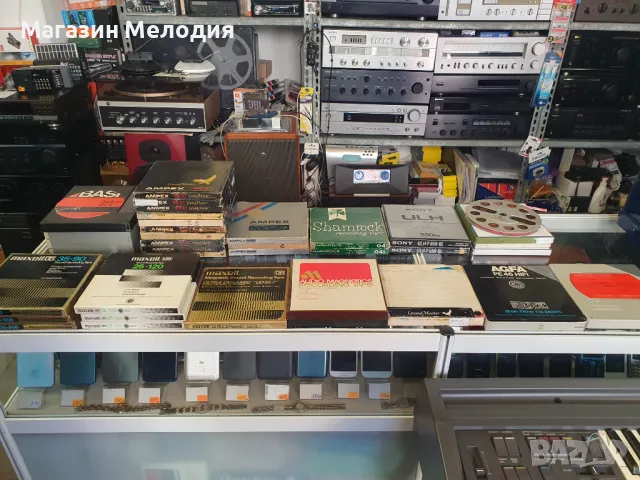 18см. ролки Maxell, BASF, SONY и др. Използвани. Много добро състояние. 50лв./бр.