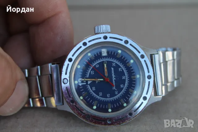 СССР мъжки часовник  ''Восток командирски'' автоматичен, снимка 9 - Мъжки - 50084988