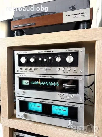 🔉ТОП ретро колекционерски аудио сет MARANTZ - стъпало, пред, тунер и грамофон🔈, снимка 2 - Аудиосистеми - 56025539