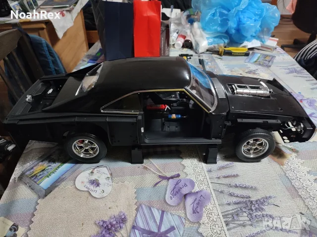 Dodge Charger R/T от „Бързи и яростни“ на DeAgostini, мащаб 1:8., снимка 2 - Колекции - 56014965