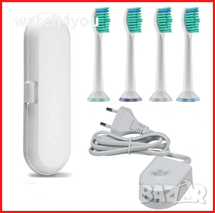 НОВО ЗАРЯДНО, ГЛАВИ,КАЛЪФ ЗА ЧЕТКА ЗА ЗЪБИ PHILIPS SONICARE.НАКРАЙНИЦИ ФИЛИПС СОНИКЕЪР АКСЕСОАРИ.ТОП