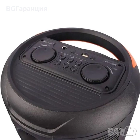 Преносима Bluetooth караоке колонка с два микрофона, снимка 3 - Тонколони - 51788492