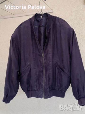 Модерно яке  бомбър 100% коприна, снимка 9 - Якета - 39397770