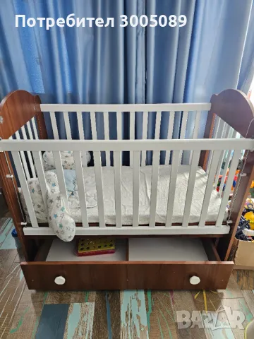 Дървена детска кошара, снимка 1