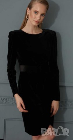 Официална нова рокля кадифе Fervente , снимка 2 - Рокли - 30397166