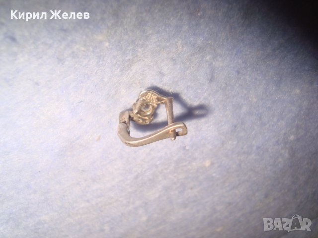 СТАРА СКЪПОЦЕННА СРЕБЪРНА ОБЕЦА МАРКИРОВКИ СРЕБРО 925 АНГЛИЯ ЮВЕЛИРНА ИЗРАБОТКА 26975, снимка 2 - Обеци - 36817819