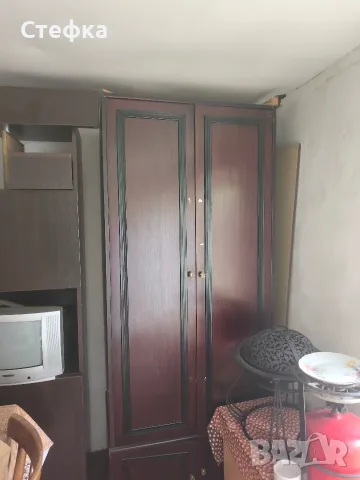 Запазен кожен ъглов диван и мебели за всекидневна, коридор, детска стая и др., снимка 2 - Дивани и мека мебел - 55908155