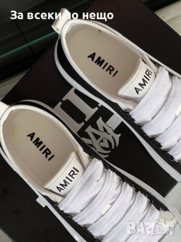 Amiri Мъжки Черни Маратонки🔝Мъжки Спортни Обувки Амири🔝Кецове Код E952, снимка 3 - Маратонки - 51994643