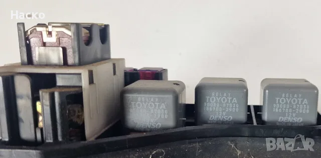 Бушониера Бушонно Табло Модул Реле Toyota Corolla Verso Тойота Корола Версо, снимка 2 - Части - 56046447