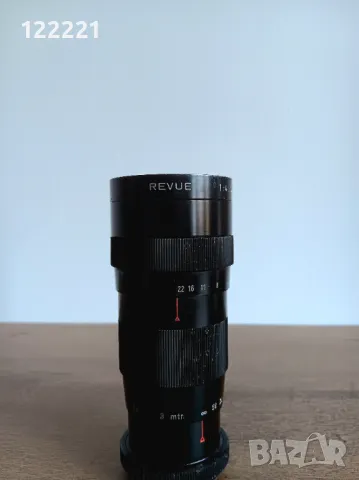 Ръчнофокусен обектив REVUE 240mm на резба М42, снимка 2 - Обективи и филтри - 49728663
