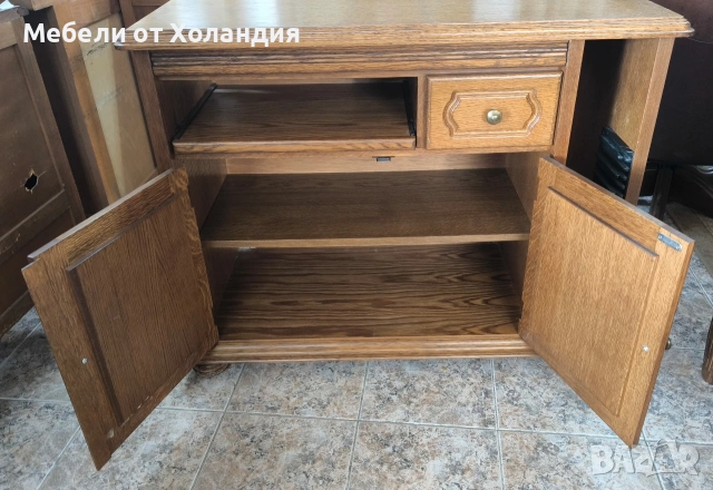 дъбов шкаф за телевизор, снимка 6 - Шкафове - 54226144