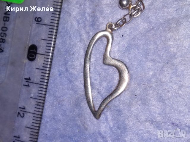 СРЕБЪРНО СЪРЧИЦЕ ФЕШЪН АРТ ОБЕЦА СРЕБРО 925 ИТАЛИАНСКА БУТИКОВА МНОГО КРАСИВА 21044, снимка 4 - Обеци - 40487739