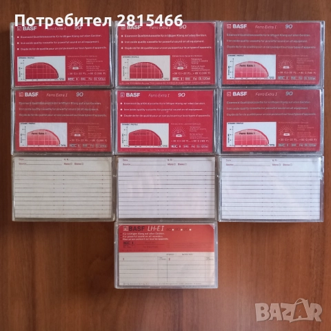Лот 10бр. BASF аудио касети/касетки, снимка 13 - Аудио касети - 48431194