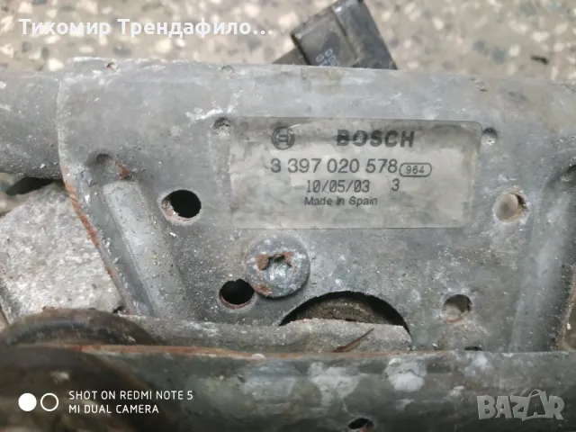 Механизъм моторче чистачки Пежо 206 Peugeot 3397020578 , 0390241523 , 3 397 020 578 , 0 390 241 523, снимка 2 - Части - 47426982