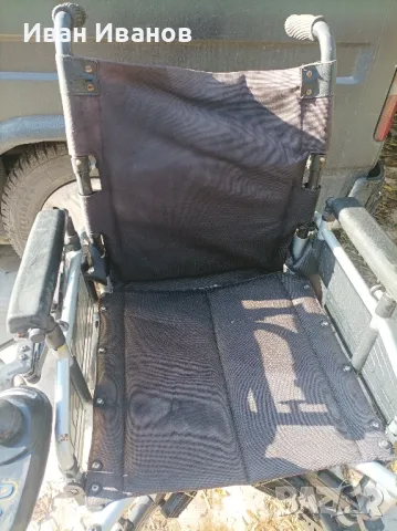 Инвалидна сгъваема електрическа количка , снимка 3 - Инвалидни колички - 47659680