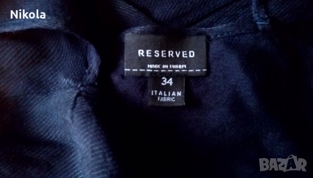 Дамска черна блуза Reserved №34 туника, блузон, снимка 10 - Блузи с дълъг ръкав и пуловери - 31780034