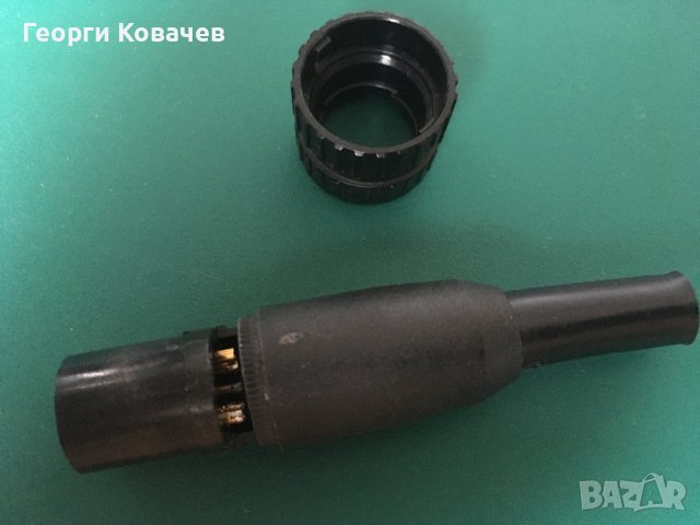 Продавам конектор DNM DIN с байонет с 5 позлатени пина, снимка 5 - Други - 38033007