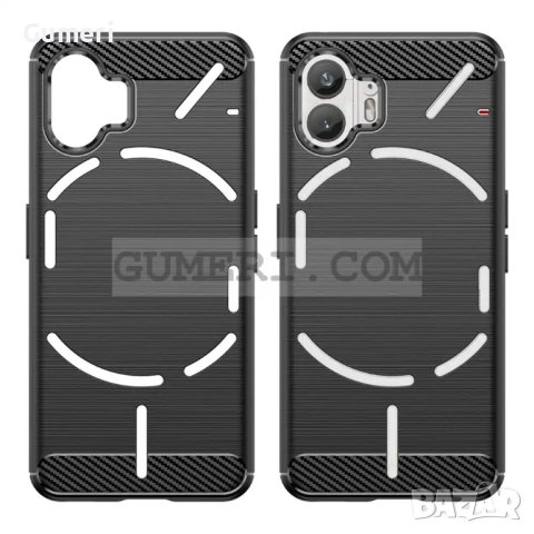Nothing Phone (2) Противоударен Силиконов Гръб - Карбон, снимка 11 - Калъфи, кейсове - 42209966
