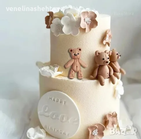 5 малки мечета Силиконов молд форма за фондан за декорация на торта шоколад гипс, снимка 3 - Форми - 47524723