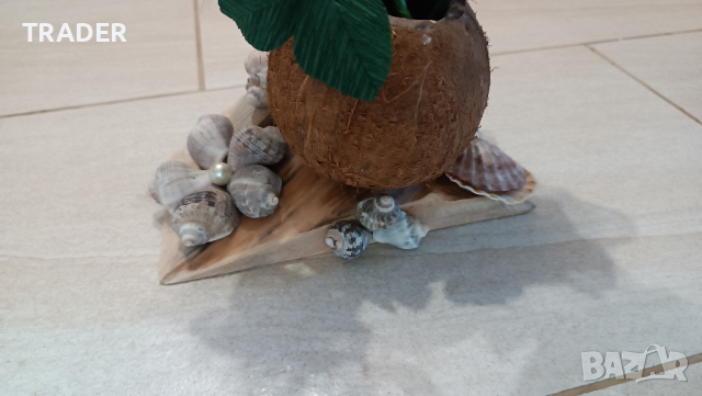 ваза с рози и кокос море сувенир, декорация подарък, снимка 10 - Декорация за дома - 22703256