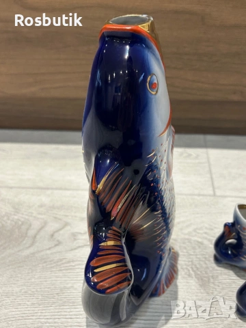 Съветски хит порцеланов сервиз рибки , снимка 7 - Колекции - 53354751