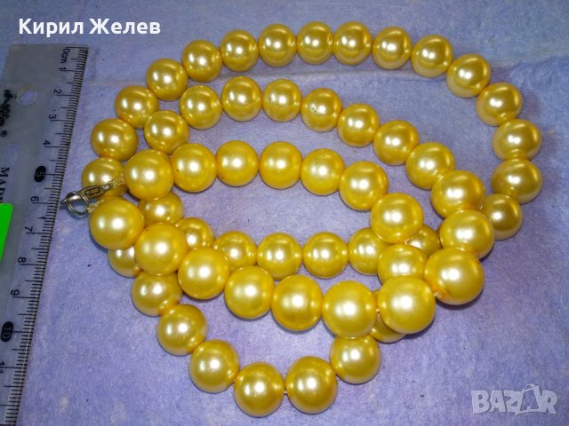 ИЗИСКАНО КРАСИВО ПЕРЛЕНО АРТ ДЕКО СТИЛ КОЛИЕ ГЕРДАН ЧЕШКИ ПЕРЛИ 34694, снимка 8 - Колиета, медальони, синджири - 39193067