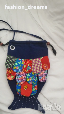 Ефектна чанта риба , снимка 2 - Чанти - 53935448