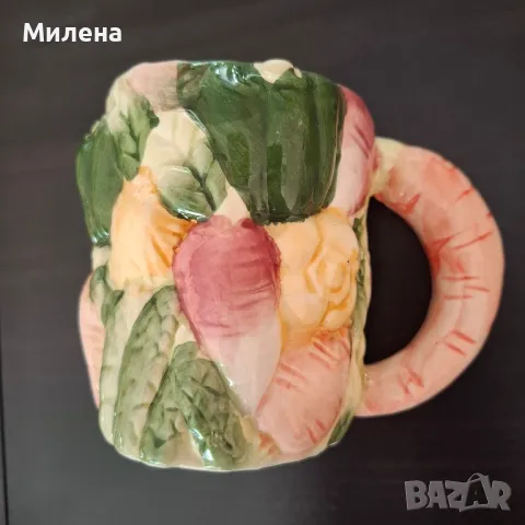 Декоративна чашка със зеленчуци, снимка 2 - Декорация за дома - 50184064