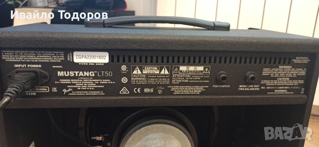 Fender Mustang LT50 моделиращ, китарен усилвател, снимка 3 - Китари - 52787830